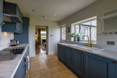 The kitchen dining room at Hill View Cottage, Perthshire