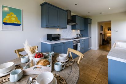 The kitchen dining room at Hill View Cottage, Perthshire