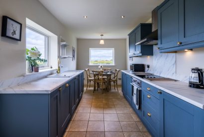 The kitchen dining room at Hill View Cottage, Perthshire