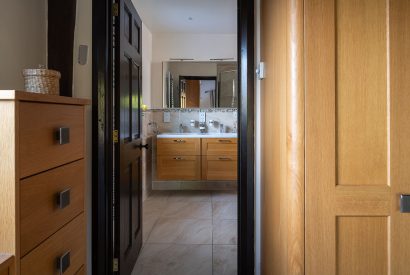 A bathroom at Lake House, Powys