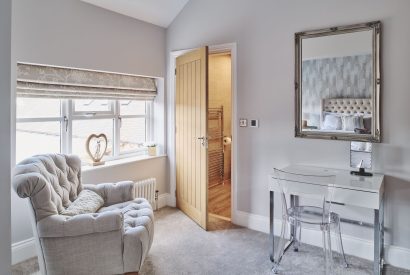 A bedroom at Sandy Hill Farm, Staffordshire