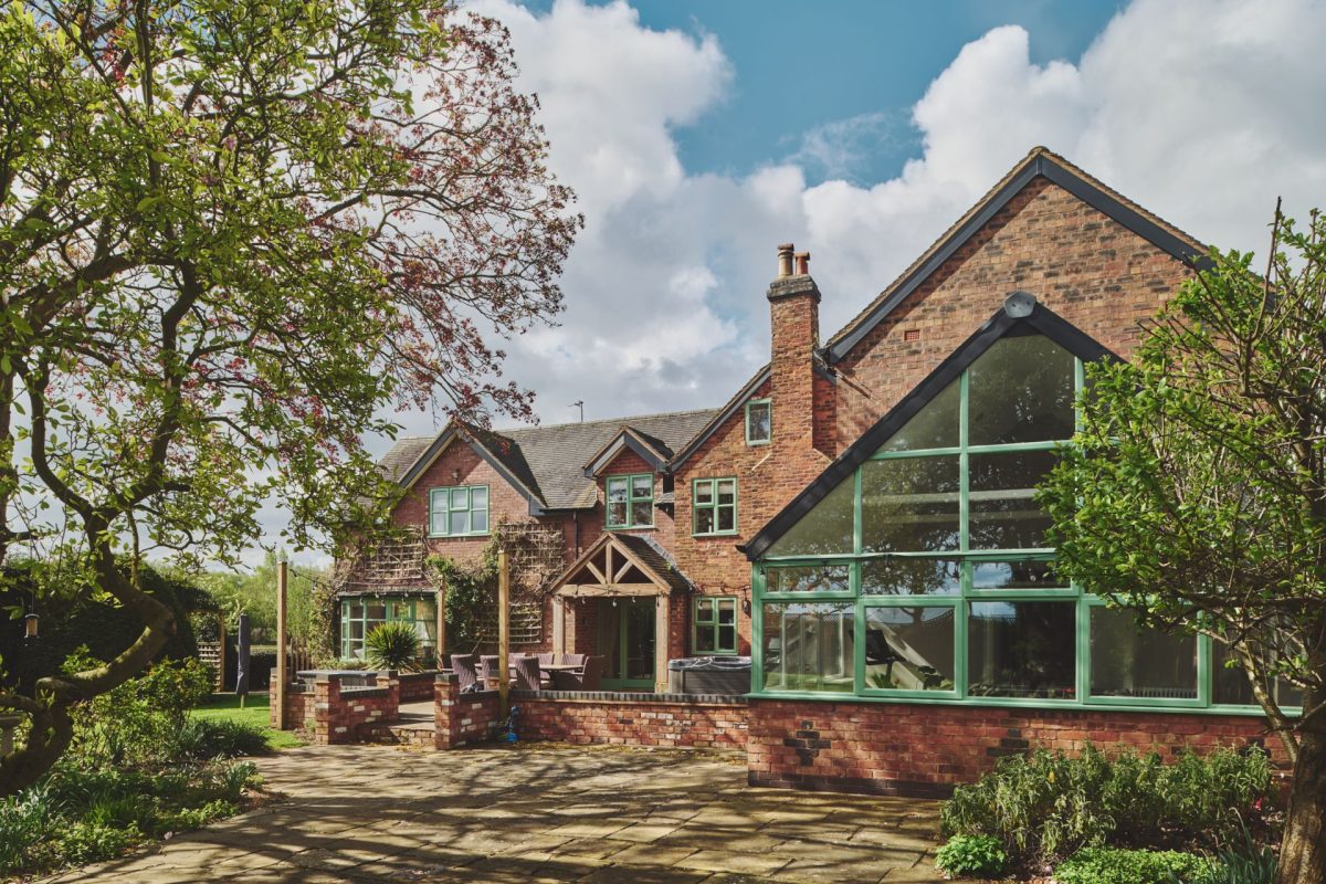 The exterior at Sandy Hill Farm, Staffordshire