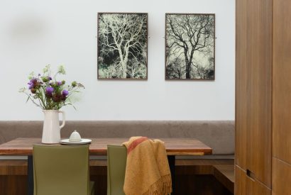 The dining area at Stone Mason's Cottage, Roundstone, Galway