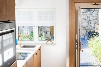 The kitchen at Stone Mason's Cottage, Roundstone, Galway