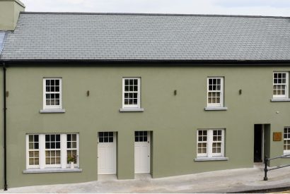 The exterior of Stone Mason's Cottage, Roundstone, Galway