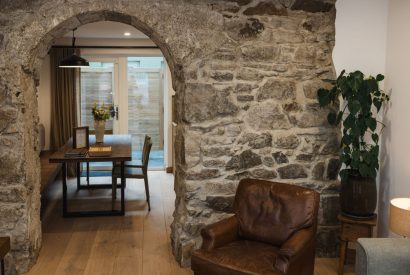 The living room at Weaver's Cottage, Roundstone, Galway