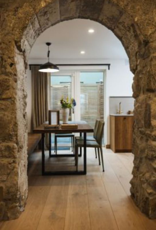 The dining area at Weaver's Cottage, Roundstone, Galway