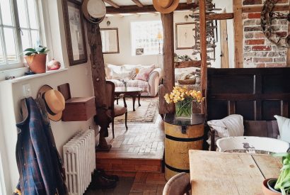 The living space at Hamble Riverside Cottage, Old Bursledon, Hampshire