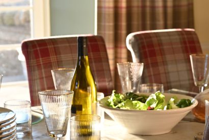 The dining room at Heatherglen House, Perthshire