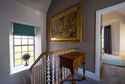 The upstairs landing at Heatherglen House, Perthshire