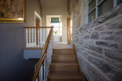 The staircase at Heatherglen House, Perthshire