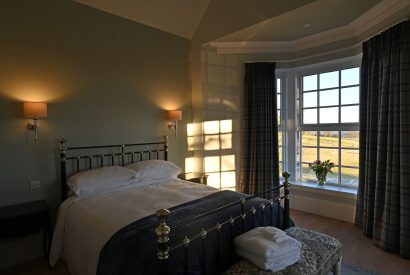 A king sized bedroom at Heatherglen House, Perthshire