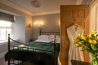 A king sized bedroom at Heatherglen House, Perthshire