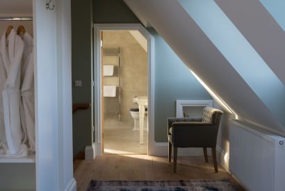 A king sized bedroom at Heatherglen House, Perthshire