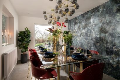 Dining room at Sunset Retreat, Kent