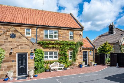 The exterior of Primrose Cottage, Yorkshire