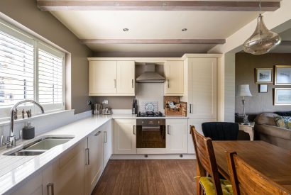 The kitchen at Primrose Cottage, Yorkshire