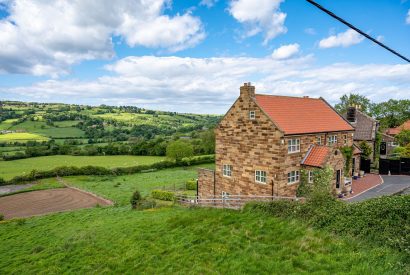 The exterior of Primrose Cottage, Yorkshire