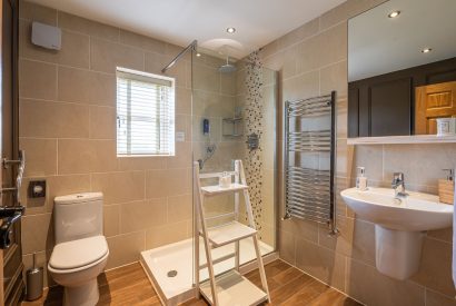 A bathroom at Esk View, Yorkshire