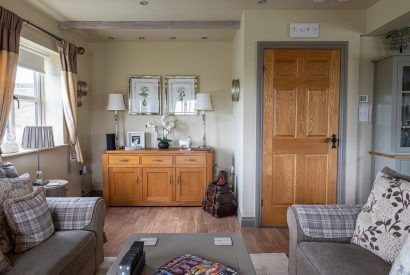 The living room at Esk View, Yorkshire