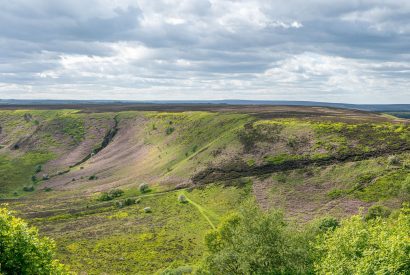 The view from Esk View Retreat, Yorkshire