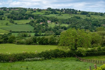 The view from Esk View Retreat, Yorkshire