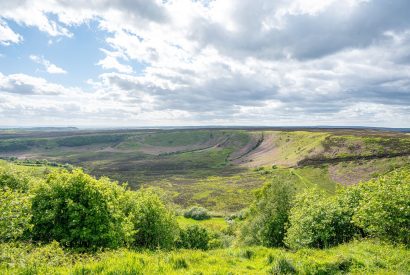 The view from Esk View Retreat, Yorkshire