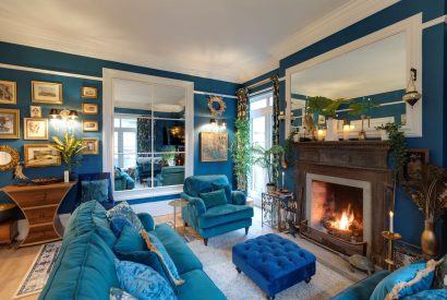 The drawing room at Wye Valley Manor, Ross on Wye