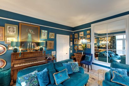 The drawing room at Wye Valley Manor, Ross on Wye