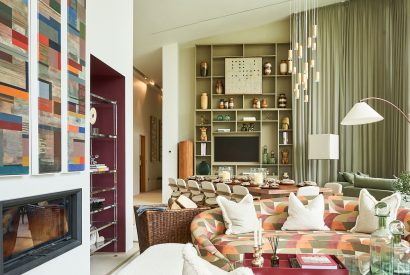 The living space at Edgewater House, Hampshire