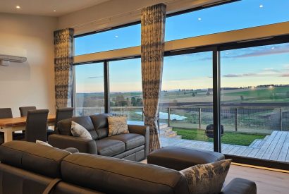 Stunning countryside views at Ythan Lodge, Aberdeenshire