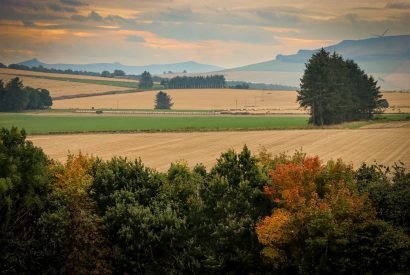 Countryside views from Ythan Lodge, Aberdeenshire