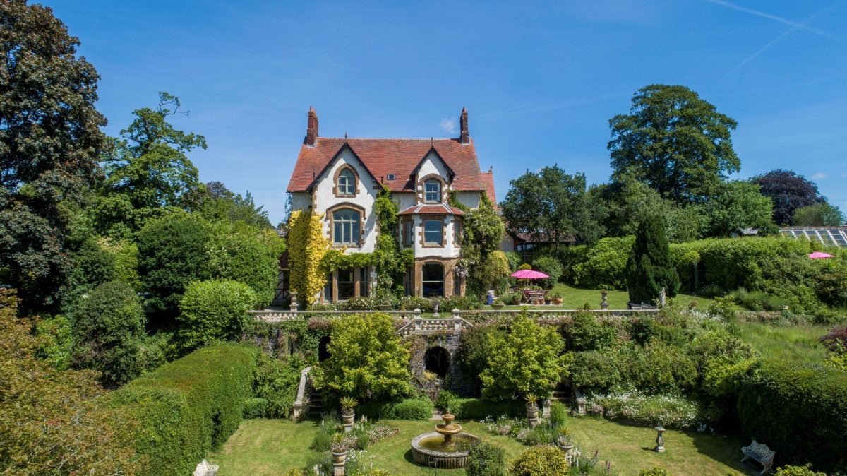 The exterior of Chulmleigh Manor, Devon