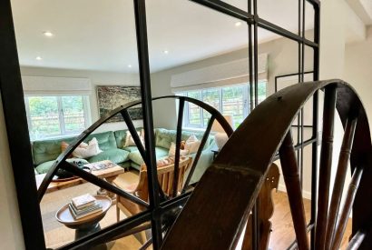 The sitting room at Wheatsheaf Barn, Hampshire