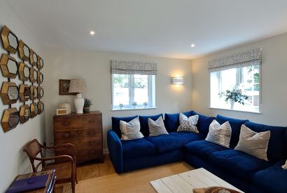 The sitting room at Ridgebrook Cottage, Hampshire