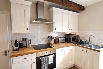 The kitchen at Ridgebrook Cottage, Hampshire