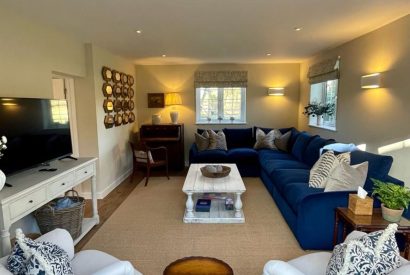 The sitting room at Ridgebrook Cottage, Hampshire