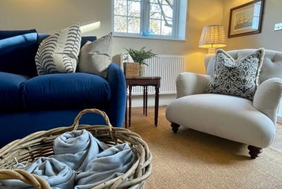 The sitting room at Ridgebrook Cottage, Hampshire
