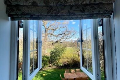 Countryside views at Ridgebrook Cottage, Hampshire