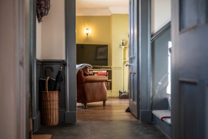 The hallway at Mihangel House, Denbighshire 