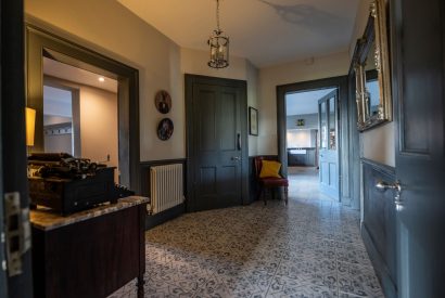 The hallway at Mihangel House, Denbighshire 