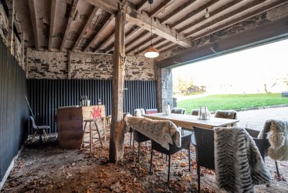 The bar area at Mihangel House, Denbighshire