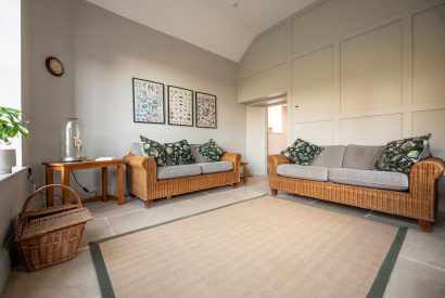 The garden room at Mihangel House, Denbighshire 