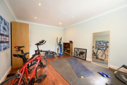 The gym at Quarter House, Scottish Borders