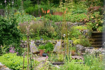 The gardens at Quarter House, Scottish Borders