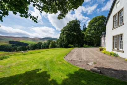 Countryside views at Quarter House, Scottish Borders