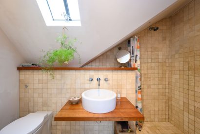 A bathroom at Quarter House, Scottish Borders