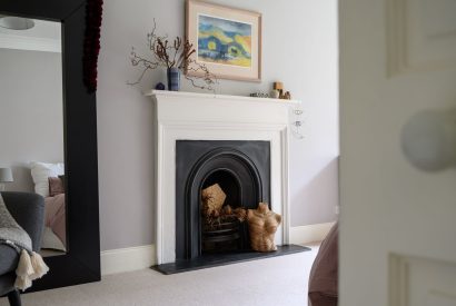 Super king sized bedroom at Quarter House, Scottish Borders