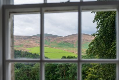 Countryside views at Quarter House, Scottish Borders
