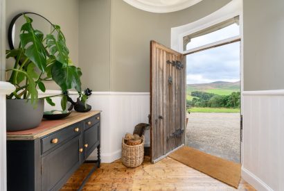 The turret vestibule at Quarter House, Scottish Borders